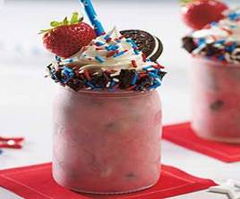 132 Oreo Strawberry Milk Shake