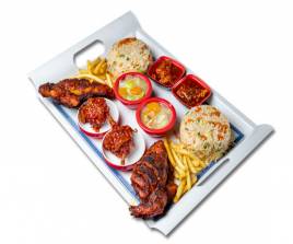 271 Happy Rose Couple Platter