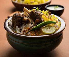 752 Mutton Handi Biryani