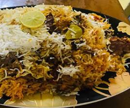 761 Blue Orchid Special Beef Biryani  