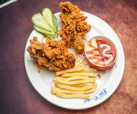 420 Crispy Chicken & French Fry (2pcs)