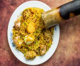 664 Reshmi Chicken Bamboo Biryani 